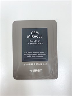 The Saem Пузырьковая очищающая маска ( пробник) Gem miracle, 1 шт UM1xQHA6hClUFNK5w-p9u1 - фото 14442