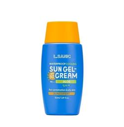 LSANIC Солнцезащитный матирующий гель-крем с экстрактом алоэ Sun Expert Aloe Waterproof Cooling Sun Gel-Cream SPF 50/PA++++, 50 мл H6meRGF6gaAS5xd8phHQS2 - фото 14476