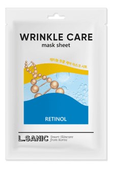 L.SANIC Тканевая маска с ретинолом Retinol Wrinkle Care Mask 25мл deKlijMJh57Zp4YDiqIoF0 - фото 14519