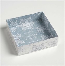 Коробка Let it Snow, 12*12*3 см. xK3UWCl3iRwbL6va014hQ2 - фото 14609