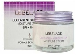 Lebelage крем для лица увлажняющий с коллагеном  и зелёным чаем Collagen + Green Tea Moisture Cream, 70мл cAVeh9engAKknrPyYSP2h3 - фото 14854