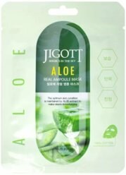 JIGOTT Тканевая маска для лица с алоэ Aloe Real Ampoule Mask hvztQzpoiG9reQYwF8u040 - фото 14959