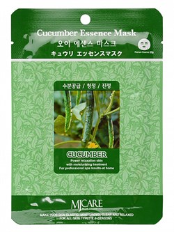 Mijin Маска тканевая для лица с огурцом, Cucumber Essence Mask, 23гр. aEM5BSSKiLRsjSCXtJ1uV0 - фото 15078