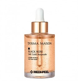 MEDI-PEEL Ампульная сыворотка с золотом и розой Derma Maison Black Rose 24K Gold Ampoule 95 мл iYShpmhbgHGZFypcD2ha03 - фото 15193