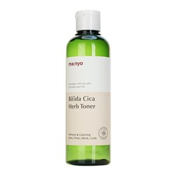 Manyo Factory Тонер с экстрактом центеллы азиатской Bifida Cica Herb Toner, 210 мл Pv1fEfe7hXudYBoJvFHtR2 - фото 15484