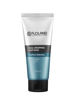 Floland Увлажняющая маска для сухих волос Dual wrapping hair pack Overflow Hydrating, 120 мл. 5LZ2G9p7gsjRn5r30Uejr0 - фото 15505