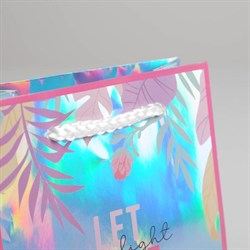 Пакет голографический "Let your light shine" 12*15*5,5. 02G-mOwagXCmMAFeXlBSr1 - фото 15589