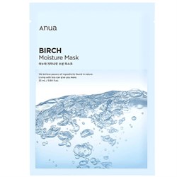 Anua Увлажняющая тканевая маска с берёзовым соком Birch Moisture Mask 3lKppdVIjJE24ypam16Nt0 - фото 15645