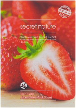 SECRET NATURE Тонизирующая маска для лица с клубникой, 25 мл btvz7FOejBkijOy8sJzhh3 - фото 16069