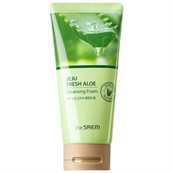 The Saem Увлажняющая пенка для умывания с алоэ Jeju Fresh Aloe Cleansing Foam, 150 мл ElXR436wiIbtDeEZLSG2v3 - фото 16241