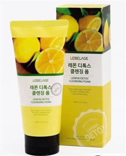 Lebelage Пенка для умывания с лимоном Lemon Brightning Cleansing Foam, 180 мл JCx5ial7geAUuC3qwSmLO3 - фото 16252