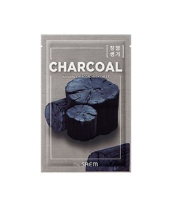 The Saem маска на тканевой основе c древесным углем Natural Charcoal Mask bDk7jQoTgcS1wQeKPJMbY2 - фото 16475