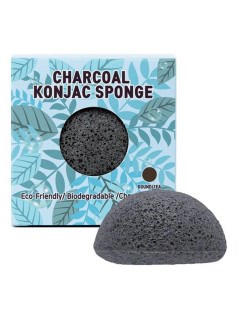 Trimay Спонж конняку с древесным углем Trimay Charcoal Konjac Sponge coDIDWfzhKxBLK1uBTA3c0 - фото 16643