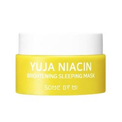 Some By Mi Ночная осветляющая маска, мини-версия, Yuja Niacin Brightening Sleeping Pack, 15 мл TiHA0fBwg0qblb8AjbKwg2 - фото 16844