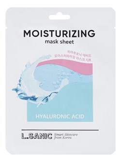 L.SANIC Тканевая маска  для лица с гиалуроновой кислотой Hyaluronic Acid Moisturizing Mask Sheet 25мл VTrz9r7ygt0gTxpjPQUNH3 - фото 16887