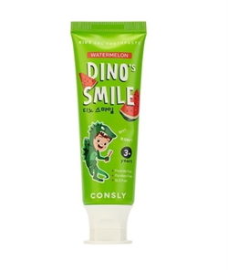 Consly Детская гелевая зубная паста c ксилитом и вк. арбуза Consly Dino's Smile Kids Gel Toothpaste 60г li3sBC53ggSevV7qw0bfx2 - фото 16960