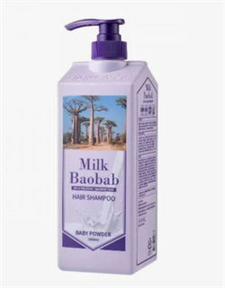 MilkBaobab Шампунь для волос с ароматом детской пудры Shampoo Baby Powder, 1000мл qwN9ThFFjBXCAHQHIQ4Uh0 - фото 17073