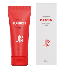 J:ON Ночная маска для лица с тыквой Pumpkin Revitalizing Skin Sleeping Pack, 50 мл 9VTIFa2TjmsszW8KnJ-o33 - фото 17298