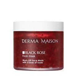 MEDI-PEEL Тонизирующая маска с экстрактом розы и компл.фермент. Derma Maison Black Rose (230г) Hyi7VzWxhlTepDTgSbHWa2 - фото 17352