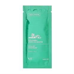 Успокаивающая пузырьковая маска с центеллой VT Cosmetics Cica Bubble Sparkling Booster 8aDCdARXjTetF9bN2QGKQ2 - фото 17388