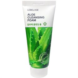 Lebelage  Пенка для лица очищающая с алоэ Aloe Cleansing Foam, 100 мл Is84DvoQjL2ExUdoGMrJ61 - фото 17732