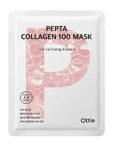 Ottie Тканевая маска Pepta Collagen 100 Mask 23г Uo-L-pzTgzuEjiAnMPBwC2 - фото 17791