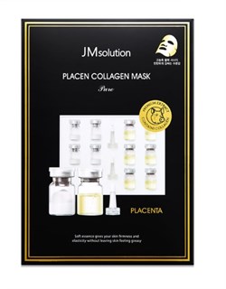 JMsolution Плацентарная тканевая маска с коллагеном Placen Collagen Mask Pure pYYUC4Ehh7l8uQhFGeiiL2 - фото 17925