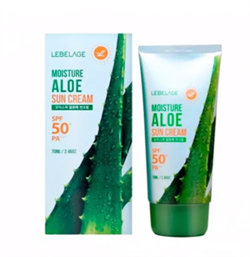 Lebelage Крем для лица и тела солнцезащитный с алоэ MOISTURE ALOE SUN CREAM SPF50+ PA+++ 70 мл tHo8gpvDg3dUSshdpMM593 - фото 18015