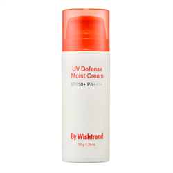 By Wishtrend Увлажняющий солнцезащитный крем с пантенолом  Uv Defense Moist Cream Spf 50+ PA++++, 50 гр. 8809572891403 - фото 18032