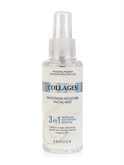 Enough Увлажняющий осветляющий мист с коллагеном 3 в 1 Collagen Whitening Moisture Facial Mist 3 in 1, 100 мл aN5nJ9DtgTVUlxvpzczN43 - фото 18062