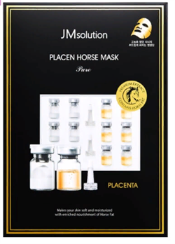 JMsolution Маска плацентарная антивозрастная Placen Horse Mask Pure PdSxvg5Bii9soyOZSELKM3 - фото 18115