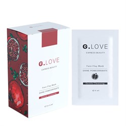 G.Love Маска для лица с розовой и красной глиной "Нежное очищение" SHINE POMEGRANATE- 1 саше , 6 мл rGKKZYhajCQMrwS4DzERg3 - фото 18119