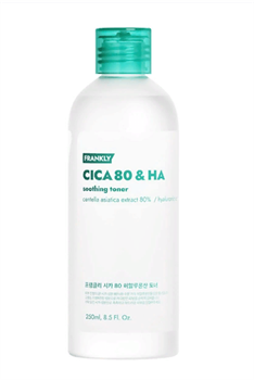 Frankly Успокаивающий тонер с 80% центеллы азиатской  CICA 80 and HA Soothing Toner, 250мл gOQNCtwmhPuhxQL3JOHo62 - фото 18126