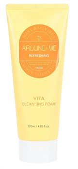 Welcos Пенка для лица витаминная Around me Refreshing Vita Cleansing Foam 120 мл. hbRBGVDzh7dlfQI8-S0C40 - фото 18287