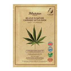 JMsolution Маска успокаивающая с маслом семян конопли Europe believe in nature cannabis sativa seed oil mask O1HCzMeUjtoxz8QoFeQdx3 - фото 18294