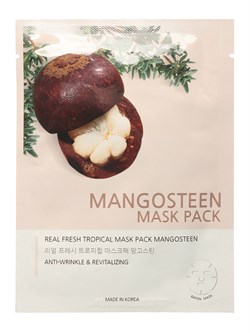 Jungnani Маска тканевая c экстрактом мангостина восстанавливающая REAL FRESH TROPICAL MASK MANGOSTEEN 25мл zECeLqKjjCpxl6BxX88NQ2 - фото 18594