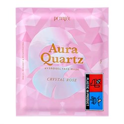 Petitfee Гидрогелевая маска с жемчужной пудрой для выравнивания тона Aura Quartz Hydrogel Face Mask B8O6nkcJhgOFecTG6Rj3E1 - фото 18949