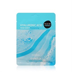 Consly Увлажняющая тканевая маска для лица с гиалуроновой кислотой Daily Solution Hyaluronic Acid Mask Sheet qeJ4TYNNjPKDJJUhl38xh3 - фото 19214