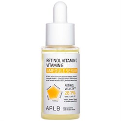 APLB Укрепляющая ампульная сыворотка с ретинолом Retinol Vitamin C Vitamin E Ampoule Serum, 40 мл k8OtVKGQjQPgXgUeeZpdt0 - фото 19444