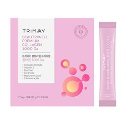 Trimay БАД с морским коллагеном,вит.С и гиалурон.к-й BeautriWell Premium Collagen,упак.30 шт GoDYahonhyt3Syuh9cRT72 - фото 19529