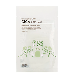 TENZERO Тканевая маска с экстрактом центеллы азиатской Solution Calming Cica Sheet Mask 25мл 04q3YSYlinJAQLXXHGcPV0 - фото 19617