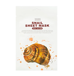 TENZERO Тканевая маска с муцином улитки Snail Sheet Mask 25мл CvTghCYxgHyJIHswr2HRu0 - фото 19619