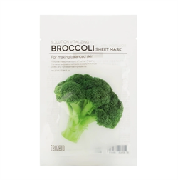 TENZERO Тканевая маска для лица с экстрактом брокколи Solution Vitalizing Broccoli Sheet Mask 25мл 3YTY2odlh5HCwLR0cPxt00 - фото 19622