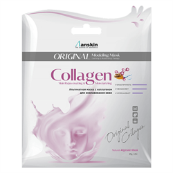 Anskin  Альгинатная маска антивозрастная увлажняющая с коллагеном Collagen 25 гр 8jLayH2wjwylbGcLXnHfj0 - фото 19666