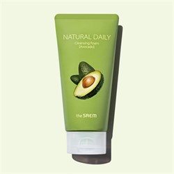 THE SAEM Пенка для умывания The SAEM Natural Daily Cleansing Foam Avocado с авокадо, мягкая 150 мл ytMMJLbAiHCZs70PiuuiF2 - фото 19675