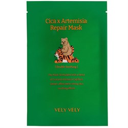 Vely Vely Восстанавливающая маска с центеллой и полынью Cica x Artemisia Repair Mask RvMrymVjgxwlEytbXtuJx3 - фото 19708