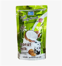 YOKO Солевой скраб для тела КОКОС И МОЛОКО Salt Body Scrub COCONUT + MILK, 350 г LI1BBBZTg5TzF01UBm4TB0 - фото 20363