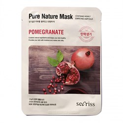 Anskin Secriss Тканевая маска для лица с экстрактом граната Pure Nature Mask Pack Pomeganate, 25мл R821hYCtgs7CRIG0RAl5C0 - фото 20867
