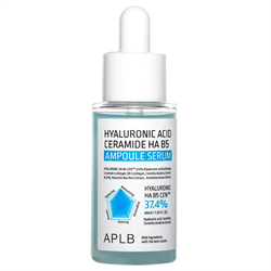 APLB Увлажняющая сыворотка с гиалуроновой кислотой и церамидами Hyaluronic HA B5 Ampoule Serum, 40мл a2GC1MNzhUPtixJmHTJhb3 - фото 20911