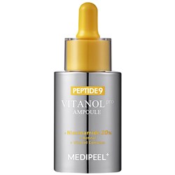 MEDI-PEEL Лифтинг-ампула с пептидами и 20% ниацинамида Peptide 9 Vitanol Ampoule PRO, 30мл LBQPilrmiMvG5kKD2Rhsv3 - фото 21193